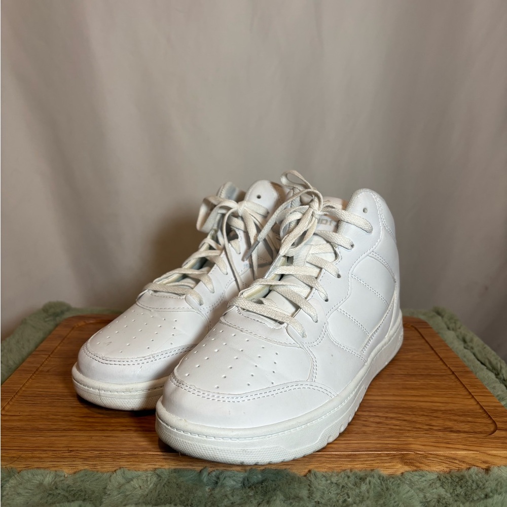 Classic White High-Top Sneakers